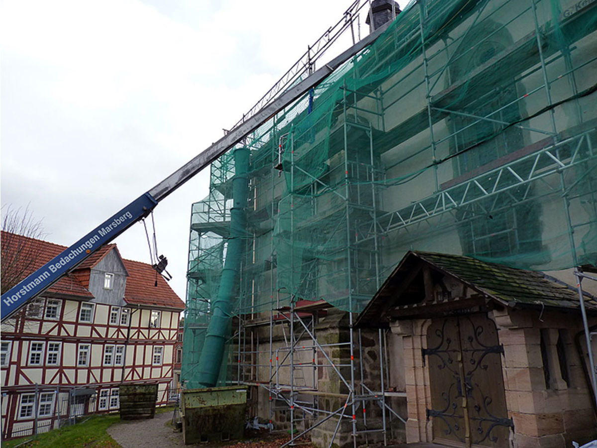 Kirchenrenovierung 2010 / 2011 (Foto: Karl-Franz Thiede)